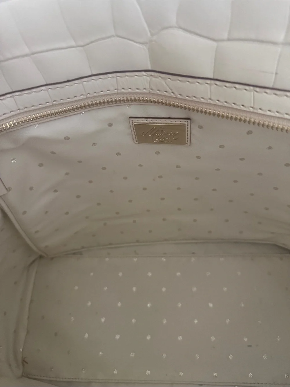 Kate spade bag bone color